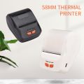 Portable POS Printer 58mm 2 inch Thermal Receipt Printer Bluetooth Pocket Printer | Cash Drawer Compatible | Support iOS, Android, Computer, Laptop | POS Printer for Restaurant Bill, Ticket, Token, Label Printing. 