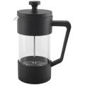 French Press Coffee & Tea Maker, Thickened Borosilicate Glass Coffee Press Rust-Free and Dishwasher Safe,Black. 
