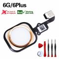 Home-Button Flex For iPhone 6 6PLUS 6S 7 8 Plus Return Back Home Button With Flex Cable Rubber Sticker No Touch ID Fingerprint. 