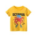 1 2 3 4 5 6 7 8 9 Years Old Kids Boys T-Shirts 100% Cotton Short Sleeve Animals Cartoon Clothes Children Kids Summer Tops TeeS. 