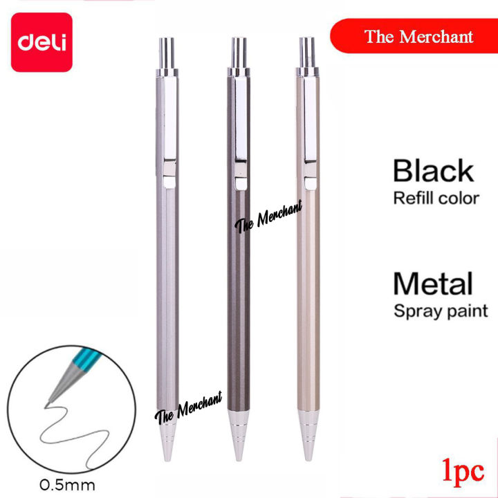 Deli 6490 Metal Mechanical Pencil - 0.5Mm - 1Pc - Mechanical Pencil