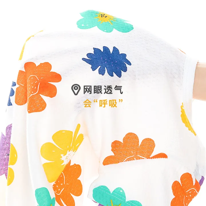 Infant%20and%20toddler%20combed%20cotton%20jumpsuit%20short-sleeved%20breathable%20male%20and%20female%20baby%20summer%20clothes%20and%20thin%20newborn%20pajamas%20for%20summer%20-%20Image%204