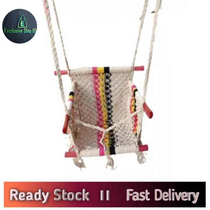 পাটের তৈরি বাচ্চাদের দোলনা Baby Cradle Jute Made Dolna for Babies (আপনার সোনামণির জন্য - dolna