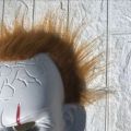 Unique Design Halloween Cos Pennywise PVC Mask for Haunted Parts and Events, Halloween Horror Character Mask.