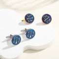 Scale Symbol French Cufflinks Pair for Lawyer/Law Professions (1 Pair).