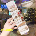 Fashion Pearl Hair Clips For Women Girls Elegant Snap Barrettes Hairpins-8pcs.