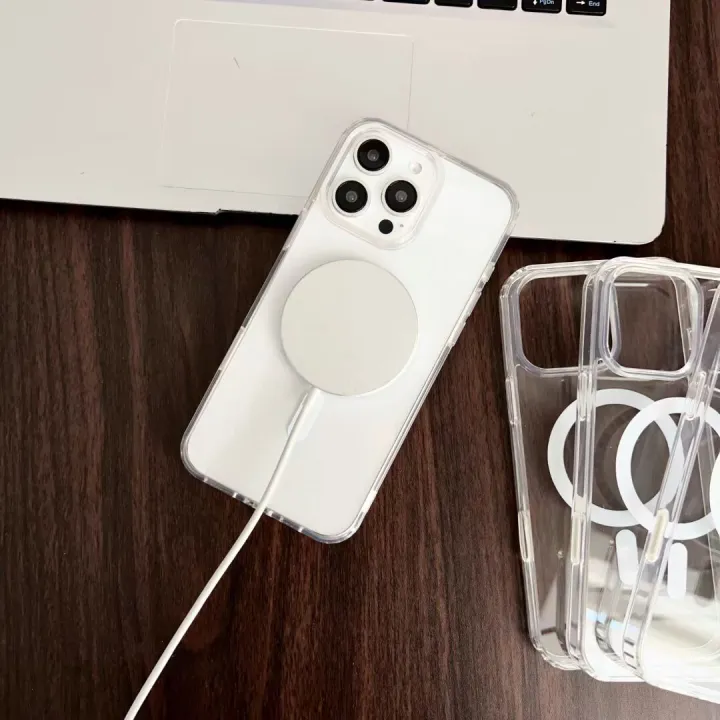 HODON%20Transparent%20Acrylic%20Magnetic%20Camera%20Button%20Protective%20Phone%20Cases%20For%20iPhone%2017%2016%20Pro%20Max%2016Plus%20Magsafe%20Case%20Clear%20Wireless%20Charging%20With%20Touch%20Buttons%20Cover%20-%20Image%207