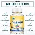 Height Growth Calcium Vitamin D Pills Natural Vegan Capsules To Grow Taller Bone Strength Without Growth Hormone 200 Softgel. 