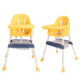 Baby Dining Highchair Large Seat Area Safety Harness Baby Folding High Chair for Infant. 