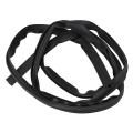 Car Seal Strip Sealing Strip Rubber Black Color Dustproof Easy To Install Soundproof 1.6m/5.25 Feet Accessories. 