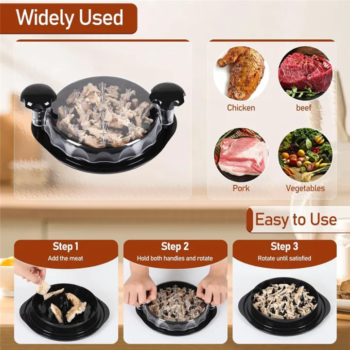 1%20PCS%20Chicken%20Shredder%20Tool%20Twist%20Meat%20Shredder%20with%20Handles%20and%20Non-Skid%20Base%20Black%20-%20Image%203