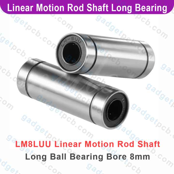 LM8LUU%20Linear%20Motion%20Rod%20Shaft%20Bearing%208mm%20Inner%20Diameter%208mm%20Bore%20Linear%20Motion%20Long%20Ball%20Bearing%20Bushing%20For%203D%20Printer%20CNC%20Machine%20-%20Image%203