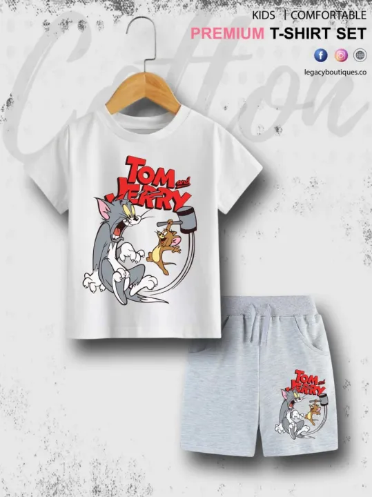 Good%20Quality%20T-shirt%20Set%206%20Month%20To%206%20Year%20Kids%20Tom%20And%20Jerry%20Printed%20-%20Image%205