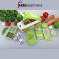Ganesh Plastic Multipurpose Vegetable and Fruit Chopper Cutter Grater Slicer, Green Pack Of 1 KA3171-001. 
