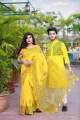 Dhupian Sari And Dhupian Punjabi For Combo Couples Clothing - Sari. 