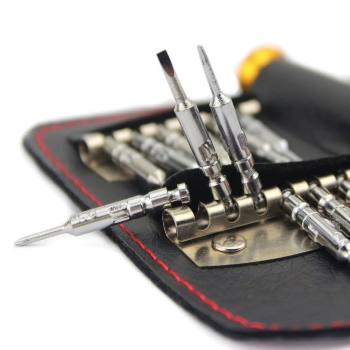 Portable%20Telecommunication%20Mobile%20Phone%20Tools%2024%20In%201%20Multi-Purpose%20Precision%20Screwdriver%20XW-6025%20Interchangeable%20Screwdriver%20Set%20With%20Bag%20-%20Image%203