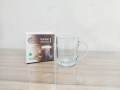 Crystal Clear Glass Tea Or Coffe Cup Mug Plain Design. Chai / Tea Style Experience Mug Set Model:W011:60.. 