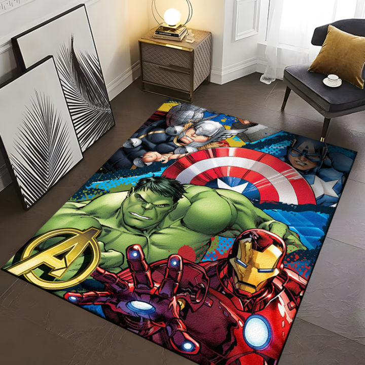 Disney%20Marvel-Avengers%20Superhero%20Area%20Rug,Carpet%20for%20Home%20Living%20Room%20Bedroom%20Sofa%20Doormat%20Kitchen%20Decor,Non-slip%20Floor%20Mat%20-%20Image%204