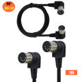 【Must-Have Gadgets】 Double 90 Degree Right Angle MIDI 5 PIN Male To MIDI 5 Pin DIN Plug To 5 Pin DIN Audio Extension Male Din-5pin M/M Cable Adapter. 