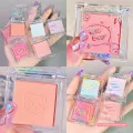 KAPEINE Makeup Monochrome Blush Palette Face Mineral Pigment Peach Orange Nude Matte Vitality Natural Blush Contour Cheek Blusher. 