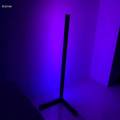 Color Changing RGB Mood Lighting Metal LED Wall Corner Floorlamp. 
