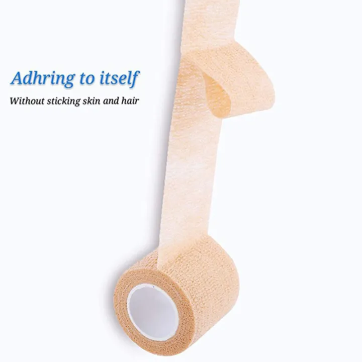 24%20Rolls%20of%20Non-Woven%20Self-Adhesive%20Bandage%20Outdoor%20Sports%20Tape%20Finger%20Joint%20Bandage%205cm%20x%204.5M%20Black%20-%20Image%204