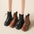 【Li Sheng Strictly Selected】Dr. Martens Boots Women2023New Autumn and Winter Thick Bottom Soft Bottom Vintage Cowhide Ankle Boots【YWD】. 