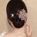 Flower Hair Clip Women Girls Hair Bun Maker Flexible Non-slip Lazy Hair Curler Twist Hairstyle Bun Elegant Hair Styling Tool.