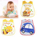 Cartoon Faced Plastic Waterproof Bibs For Baby. 