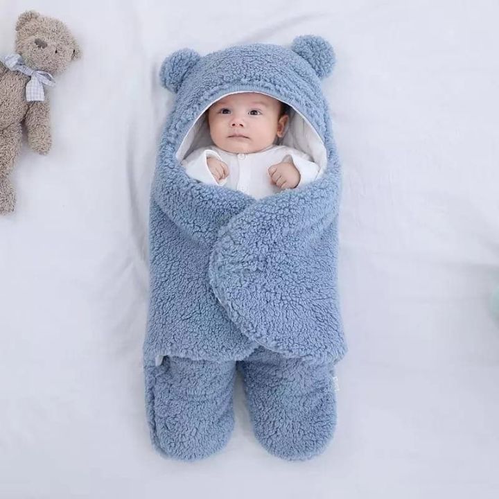 DSZ%20Discount%20Store%20Baby%20Sleeping%20Bag%20Ultra-Soft%20Fluffy%20Fleece%20Newborn%20Receiving%20Blanket%20Infant%20Boys%20Girls%20ClothesSleeping%20Nursery%20Wrap%20Swaddle%20-%20Image%204