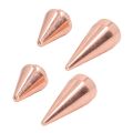 Spikes Studs, Metal Electroplated Rose Gold Easy To Install Hand Polished Punk Cone Spikes for Shoes Bags. 