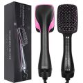 Dropshipping 2 in 1 One Step Hair Dryer Volumizer Salon Hot Air Brush Hair Straightener Comb Curling Brush Hair Styling Tools. 