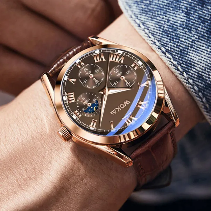 Quartz%20Men's%20Watch%20Leather%20Strap%20Luminous%20Simple%20Business%20Casual%20Waterproof%20Watch%20-%20Image%205