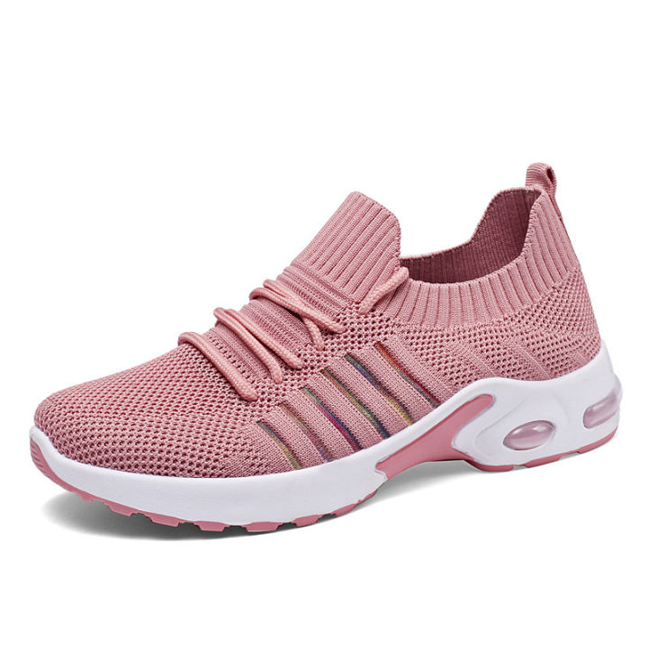 Women's%20Shoes%202023%20Spring%20New%20Mom%20Casual%20Shoes%20Fly%20Woven%20Mesh%20Comfortable%20Soft%20Sole%20Running%20Shoes%20Breathable%20Sneakers%20Women%20-%20Image%205