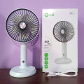 DURATION POWER DP-7640 Rechargeable 3000mAh Lithium Battery Up-Down Adjustable Fan With Mobile Stand.