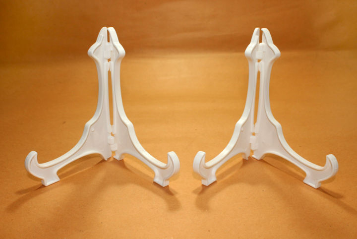 Plastic%20Plate%20Holders,%20Folding%20White%20Plastic%20Plate%20Holders%20Dish%20Picture%20Frame%20Decorative%20Display%20Stand%20Rack%20-%20Image%203