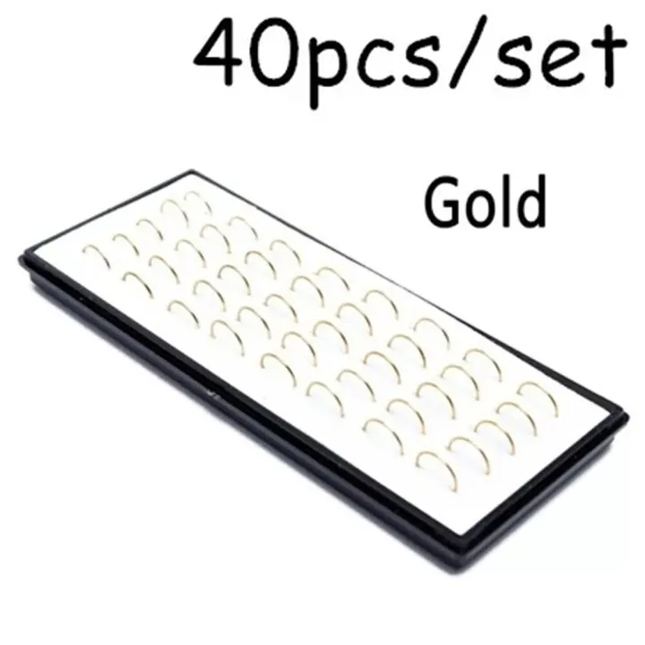 40/60%20Piece/Set%20Crystal%20Surgical%20Steel%20Nose%20Stud%20Pack%20Nose%20Piercing%20Straight%20Nose%20Ring%20Set%20Ear%20Bone%20Needle%20Studs%20Body%20Jewelry%20-%20Image%202