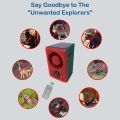 Outdoor Solar Motion Sensor Alarm with Remote Control. 