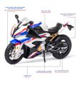 Motorcycle Model 1:12 Bms 1000Rr Dikast Aloo Motorbike Vehicles Collectable Hobby - Collect A Unique Hobby With Our Motorcycle Model. 
