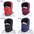 【100%-original】 Warm Earflap Cotton Cossack Winter Bomber Hat Ski Cap Trapper Hat. 