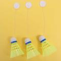 1 Set Rebound Traininer Badminton Accompanying Practice Stretch Self Training Badminton Elastic Rope Traceless Hook. 