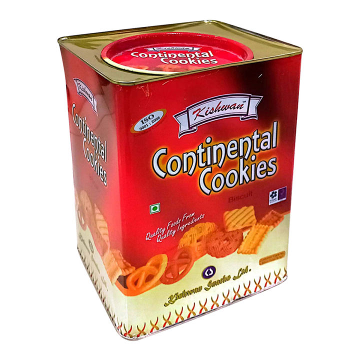 Kishwan Continental Cookies Tin 900gm