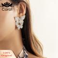 Carat Butterfly Hook Earrings Delicate Decorative Fashion Earrings. 