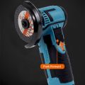 12V Brushless Angle Grinder 19500Rpm Rechargeable Grinding Tool Mini Polishing Machine for Cutting Diamond Grinder Set. 