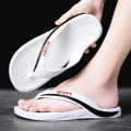 Guangdong Flip Flops for Men2023New Popular Internet Celebrity Non-Slip Beach Outdoor Flip-Flops High-End Men's Slippers Summer. 