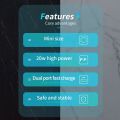 KUULAA 20W GaN PD USB C Charger for iPhone 14 13 12 11 Pro Max m fashionini SE Phone QC 3.0 PD 3.0 USB Type C Fast Charging for iPad Air. 