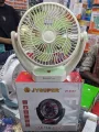 JY SUPER JT-2523 High-Speed Lithium Rechargeable Table Fan - Elegant Unisex Fashion Accessory. 