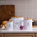 3Pcs Potato Onion Garlic Pot Vegetable Storage Tin Breathable Metal Box. 