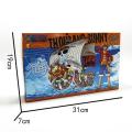 One Piece THOUSAND SUNNY Pirate Ship model toy assembled collectible.