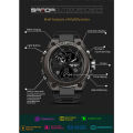 SANDA G Style Men Digital Watch Military Sports Watches Dual Display Waterproof Electronic Wristwatch Relogio Masculino 739.